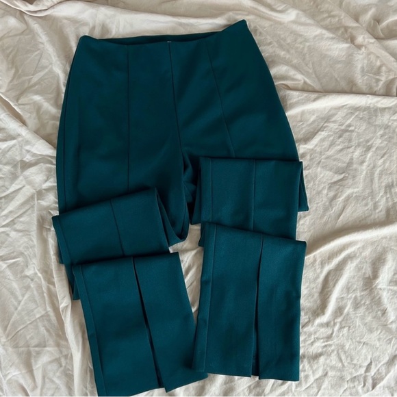 Trina Turk Pants - Trina Turk High Waist Front Split Hem Tailored Pants